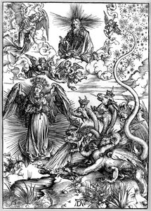 The Apocalyptic Woman or The Woman Clothed with the Sun and the Seven-headed Dragon, from The Apocalypse or the Revelation of St. John by Albrecht Dürer