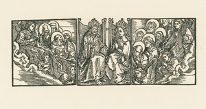 The Coronation of the Virgin by Albrecht Dürer or Duerer