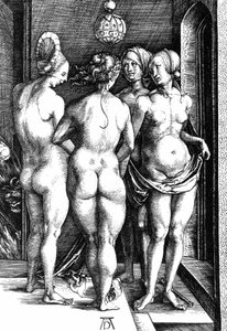The Four Witches by Albrecht Dürer or Duerer
