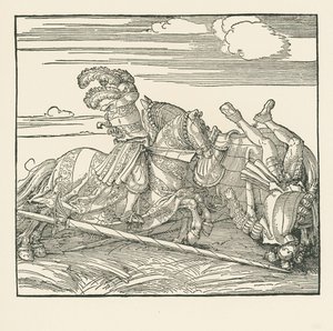 The German Tournament by Albrecht Dürer or Duerer