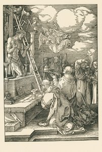 The Mass of Saint Gregory by Albrecht Dürer or Duerer