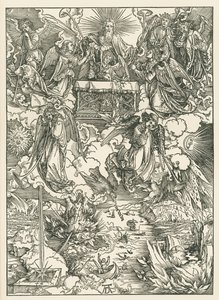 The Seven Trumpets are Given to the Angels. The Revelation of Saint John by Albrecht Dürer or Duerer