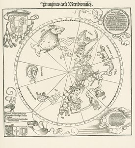 The Southern Hemisphere of the Celestial Globe by Albrecht Dürer or Duerer