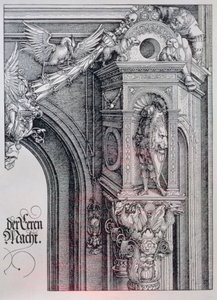 The Triumphal Arch of Emperor Maximilian I (detail) by Albrecht Dürer