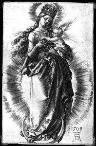 The Virgin and Child on a Crescent with a Starry Crown