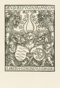 The Book-Plate of Hieronymus Ebner by Albrecht Dürer or Duerer