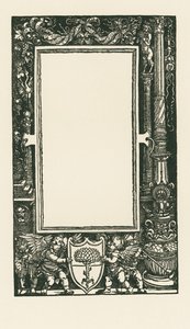 Title Page to Plutarch: De His Qui Tarde by Albrecht Dürer or Duerer