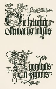 Title of the German Edition of 1498: The Secret Revelation of John by Albrecht Dürer or Duerer