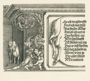 Triumphal Arch for Emperor Maximilian I by Albrecht Dürer or Duerer