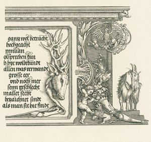 Triumphal Arch for Emperor Maximilian I by Albrecht Dürer or Duerer