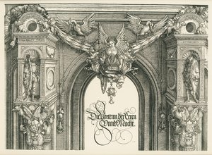 Triumphal Arch for Emperor Maximilian I by Albrecht Dürer or Duerer