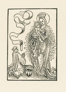 Virgin Mary Worshipped by Albrecht von Bonstetten by Albrecht Dürer or Duerer