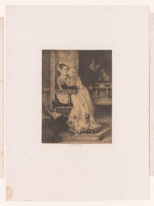 Girl Kissing Another Girl on the Cheek While Seated in a High Chair