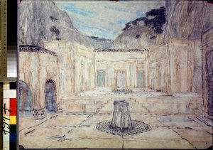 Stage Design for the Tragedy Antigone after Sophocles