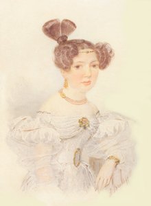 Portrait of Yekaterina Ivanovna Zagryazhskaya by Aleksandr Pavlovich Bryullov
