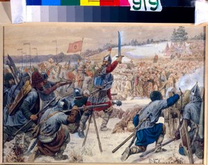 The Conquest of Siberia by Yermak by Aleksei Danilovich Kivshenko