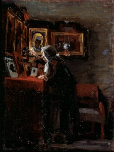 Before a religious feast by Aleksei Fyodorovich Afanasyev