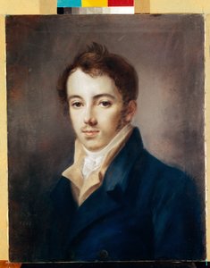Portrait of the Decembrist M.A. Fonvizin by Aleksei Gavrilovich Venetsianov