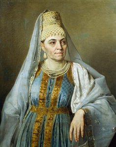 Portrait of Marfa Venetsianova in costume