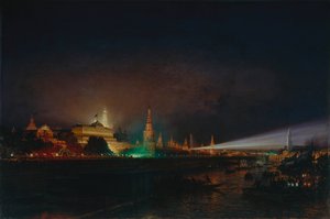 Illumination of the Moscow Kremlin