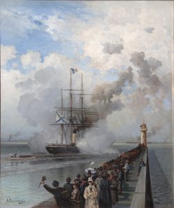 Russian Screw Clipper Razboynik, 1888