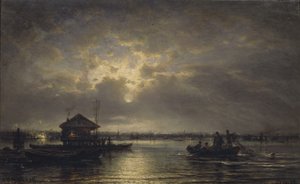 Summer Night on the Neva, 1875 by Aleksei Petrovich Bogolyubov