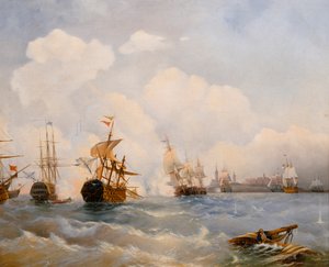 The Naval Battle of Reval on 13 May 1790