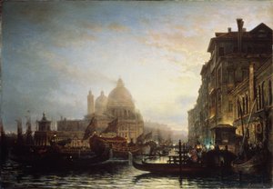 Venice at night, 1856
