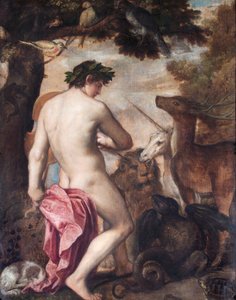 Orpheus Enchanting The Animals by Alessandro (1588–1649) (attr. to) Titian (workshop of) and Padovanino