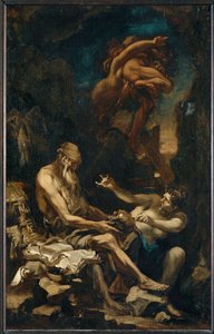 The Temptation of Saint Anthony the Great by Alessandro (style of) Magnasco