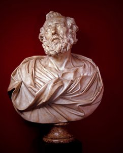 Marble busts of St. Peter and St. Paul by Alessandro Algardi