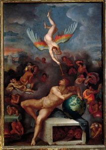 Allegory of Human Life. Painting, circa 1590 by Alessandro Allori