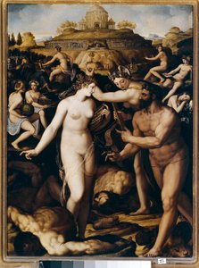 Hercules and the Muses by Alessandro Allori