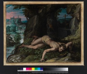 The Temptation of St Benedict, c.1587 by Alessandro Allori
