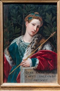 Portrait of a gentlewoman as Salome, c.1537