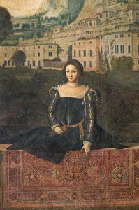 Portrait of a noblewoman (detail)