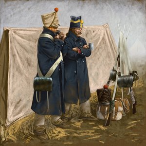 French Winter Bivouac, First Empire