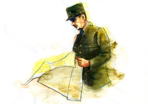 Portrait of General Charles de Gaulle during the Second World War