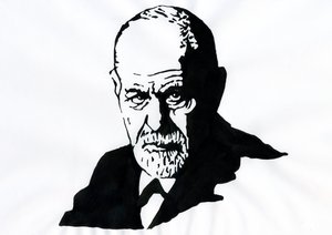 Portrait of Sigmund Freud by Alessandro Lonati