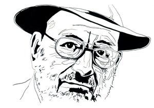 Portrait of Umberto Eco by Alessandro Lonati