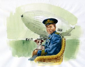 Representation of the Italian Aeronautical Engineer and Explorer Umberto Nobile