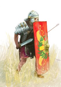 Roman legion - Roman Legionary - Roman antiquity: representation of Roman legionary