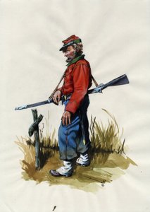 Second Empire: Italian unification, volunteer of the Garibaldian army known as 