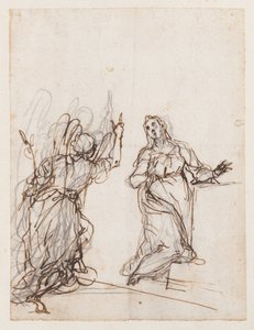 The Annunciation, early 17th century by Alessandro Maganza