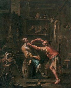 The Village Barber by Alessandro Magnasco