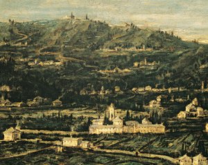 Entertainment in Garden of Albaro (detail) by Alessandro Magnasco