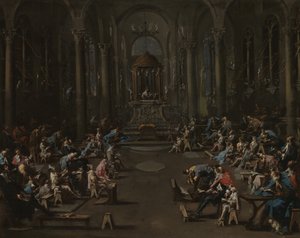 The Synagogue by Alessandro Magnasco