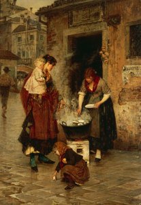 Clam seller in Venice