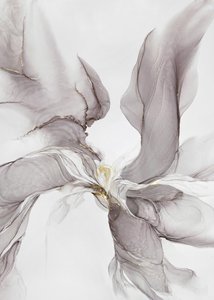 Ethereal Gray Gold Flow