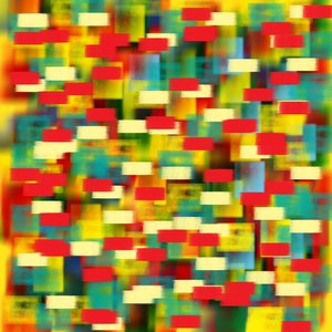 Horizontal Pointillism Brown by Alex Caminker